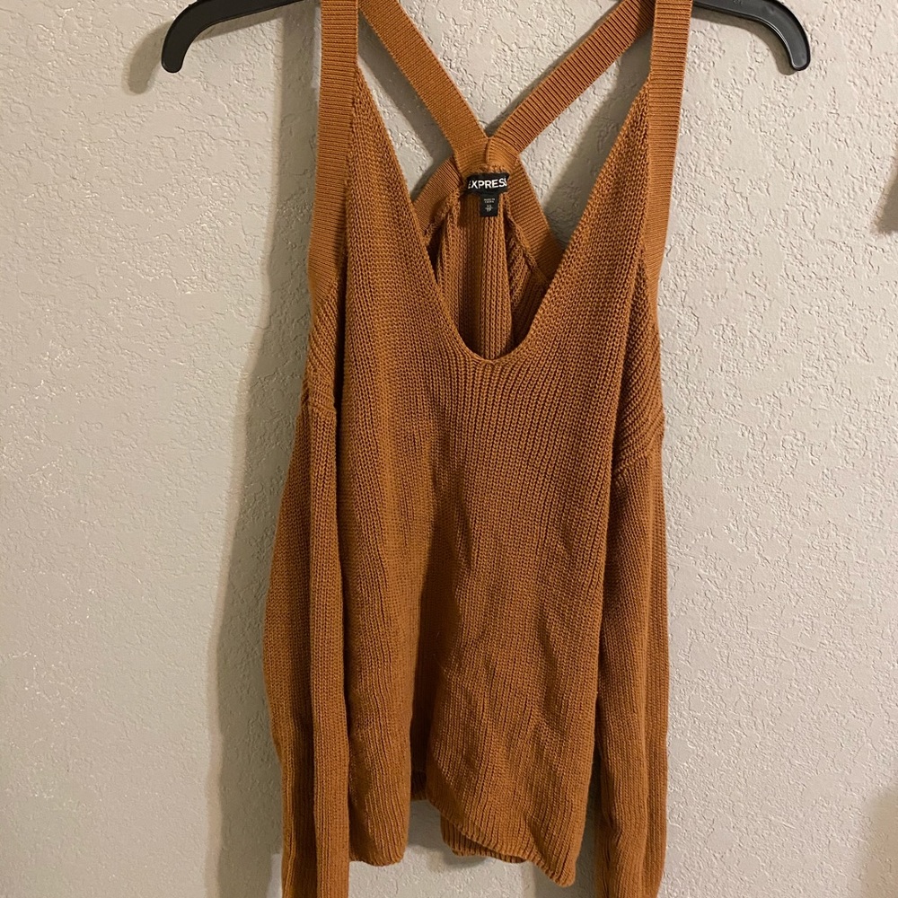 Express cold shoulder sweater